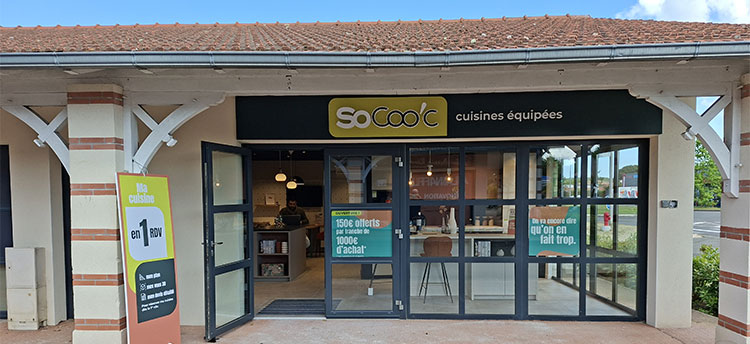 Façade cuisine équipée SoCoo'c Mimizan