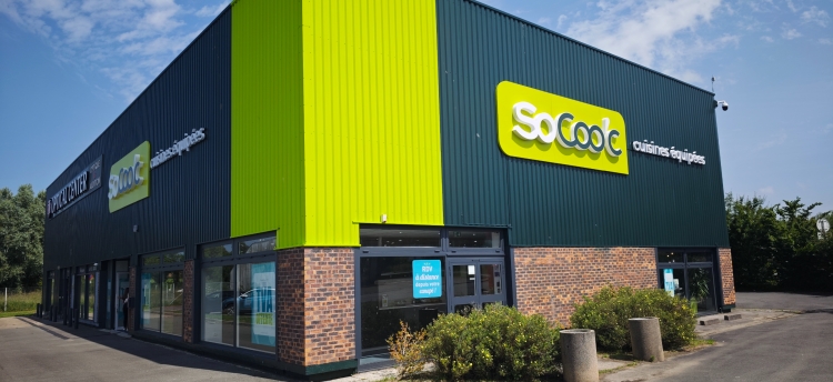 Magasin cuisine équipée façade SoCoo'c Boulogne sur Mer