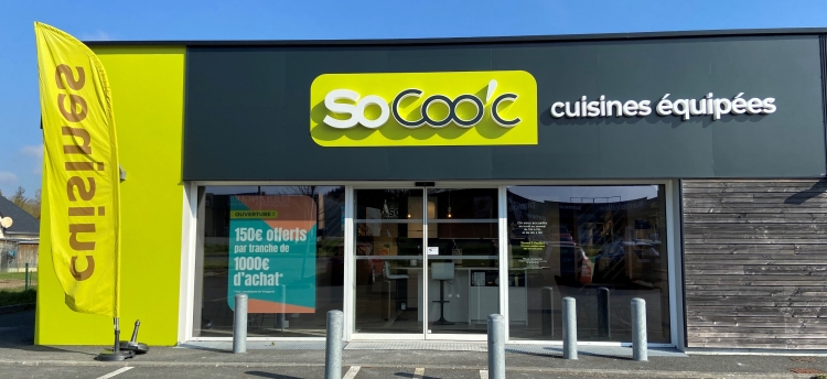 Façade cuisines équipées SoCoo'c Guingamp