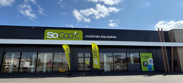 Magasin cuisine équipée façade SoCoo'c Laval