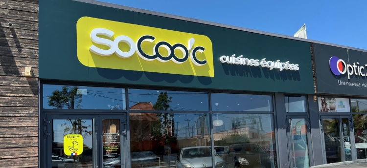 Façade cuisines équipées SoCoo'c Villeneuve Loubet