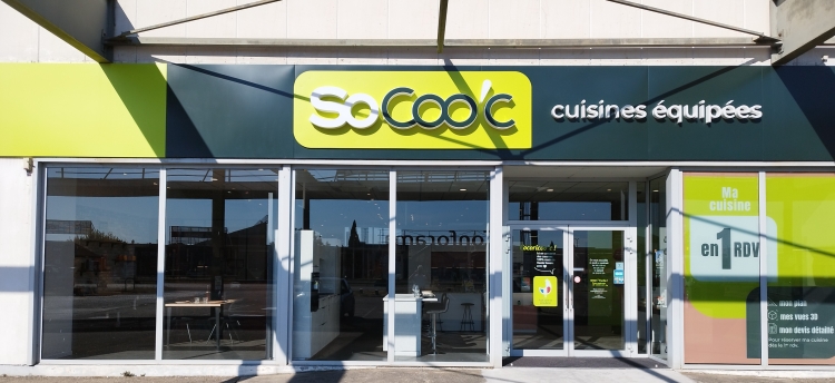Magasin cuisine équipée façade SoCoo'c Nîmes