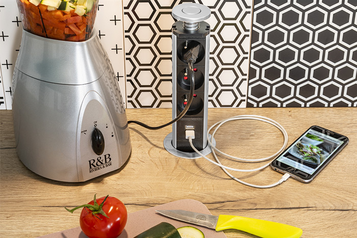 Cuisine éuqipée accessoire plan de travail