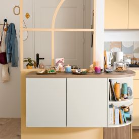 Meuble entrée arrondi