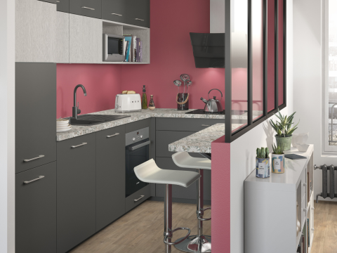 Cuisine Grise Modeles De Cuisines Grises Par Socoo C