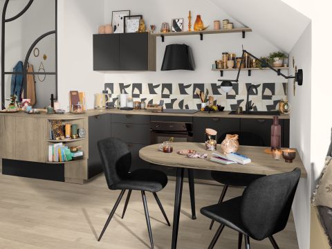 Cocina negra cósmica, vibraciones positivas