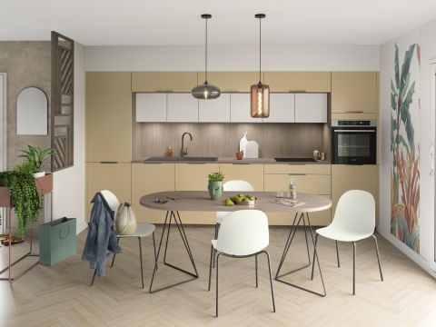 Cuisine design intégrée calisson