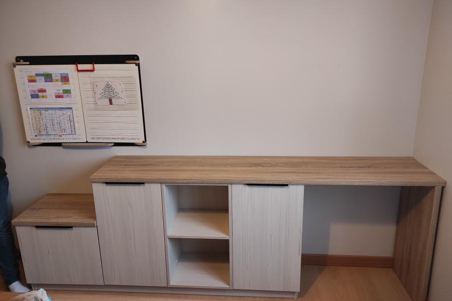 Des beaux bureaux pour avoir de bonnes notes., une cuisine réalisée par SoCoo'c Poitiers