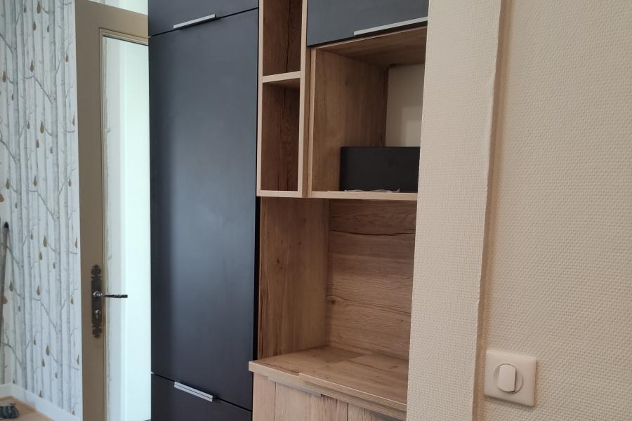 Cuisine Bois et Noir, une cuisine réalisée par SoCoo'c Limoges Le Vigen