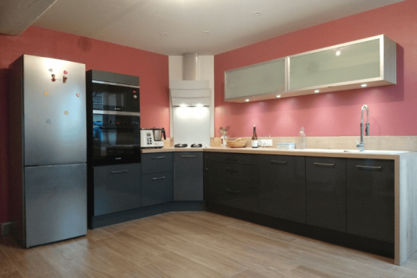 La cuisine en L de Jean-François, une cuisine réalisée par SoCoo'c Troyes