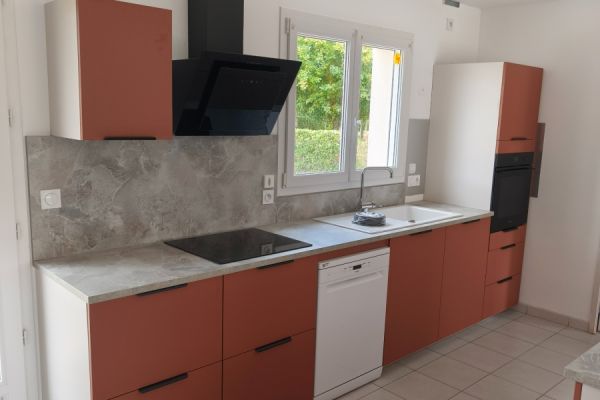 Cuisine en terracotta de Claude, une cuisine réalisée par SoCoo'c Châteauroux