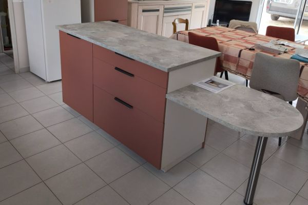Cuisine en terracotta de Claude, une cuisine réalisée par SoCoo'c Châteauroux