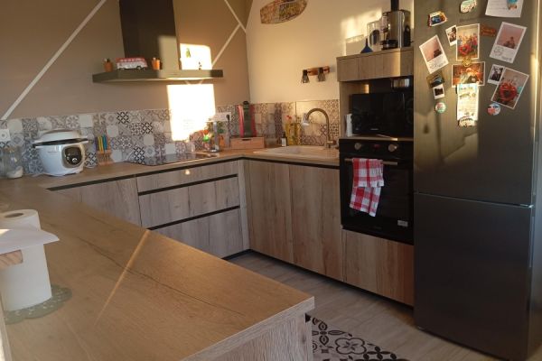 La cuisine industrielle de Marlène et Thomas, une cuisine réalisée par SoCoo'c Saumur