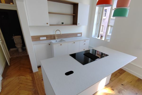 Appartement Haussmannien Cabinet MILLE, une cuisine réalisée par SoCoo'c Chambéry