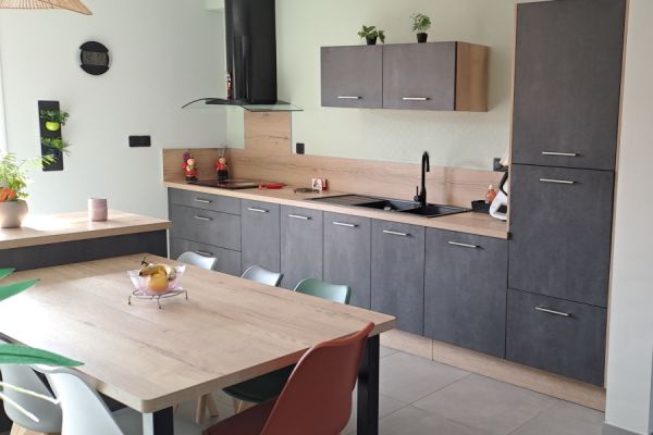 La cuisine industrielle de Bruno et Françoise, une cuisine réalisée par SoCoo'c Saumur