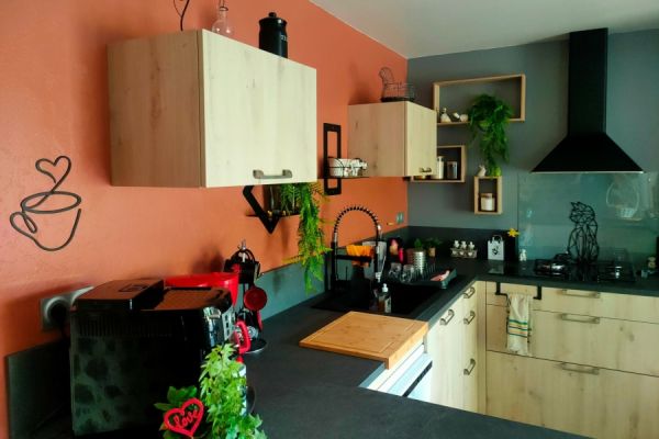 Jolie cuisine chêne doux, une cuisine réalisée par SoCoo'c Montlucon Domerat