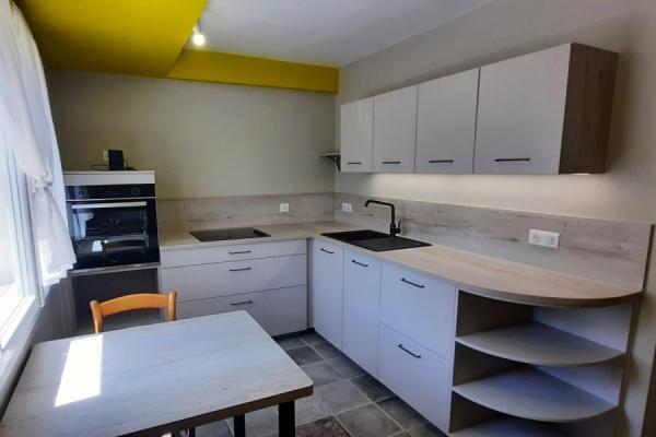 Une cuisine épurée , une cuisine réalisée par SoCoo'c Aurillac