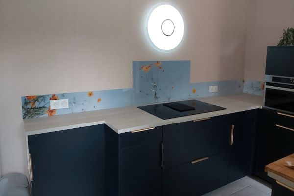 Cuisine bleu nocturne , une cuisine réalisée par SoCoo'c Osny