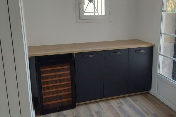 La cuisine indus de Mr M., une cuisine réalisée par SoCoo'c Pau