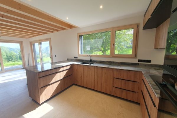 Cuisine bois., une cuisine réalisée par SoCoo'c Sallanches