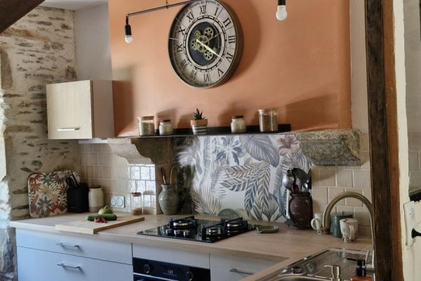 Cuisine claire de Pierre et sa femme, une cuisine réalisée par SoCoo'c Châteauroux