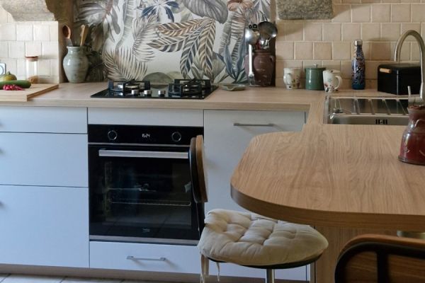 Cuisine claire de Pierre et sa femme, une cuisine réalisée par SoCoo'c Châteauroux