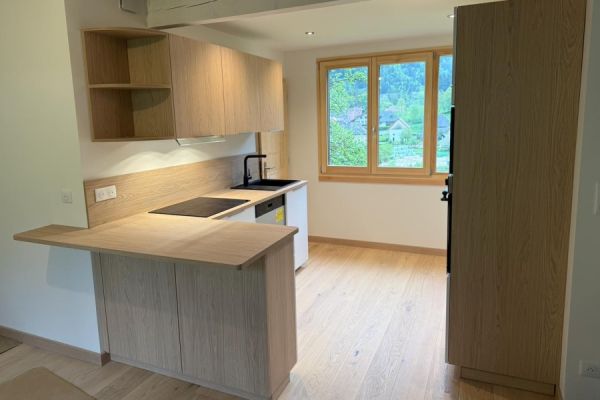 cuisine bois et blanc , une cuisine réalisée par SoCoo'c Manosque