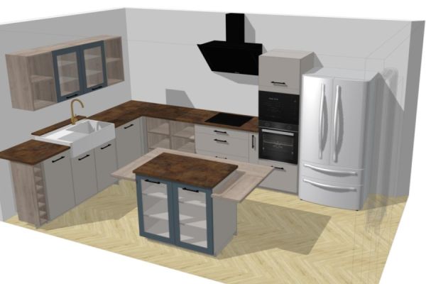 Cuisine Chamois Mat, une cuisine réalisée par SoCoo'c Lille Villeneuve d'Ascq