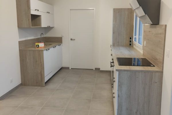 Cuisine double linéaire Mme F, une cuisine réalisée par SoCoo'c Challans