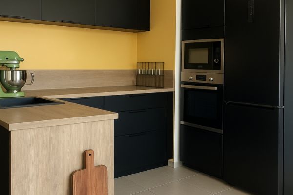 Cuisine moderne et épurée, à l’ambiance chaleureuse, une cuisine réalisée par SoCoo'c Tours Nord