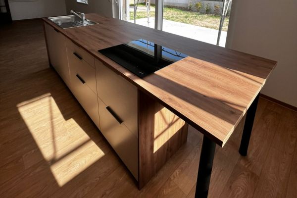 Cuisine chamois et chêne, une cuisine réalisée par SoCoo'c Mulhouse Wittenheim