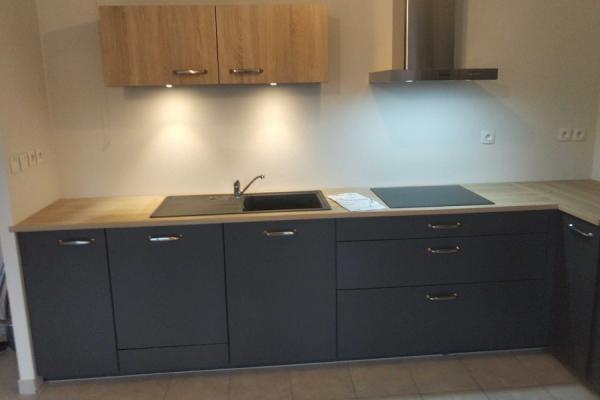 Cuisine équipée en plein centre de Pontarlier, une cuisine réalisée par SoCoo'c Dole
