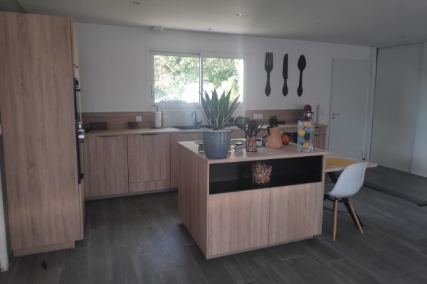 Cuisine Bois , une cuisine réalisée par SoCoo'c Bergerac