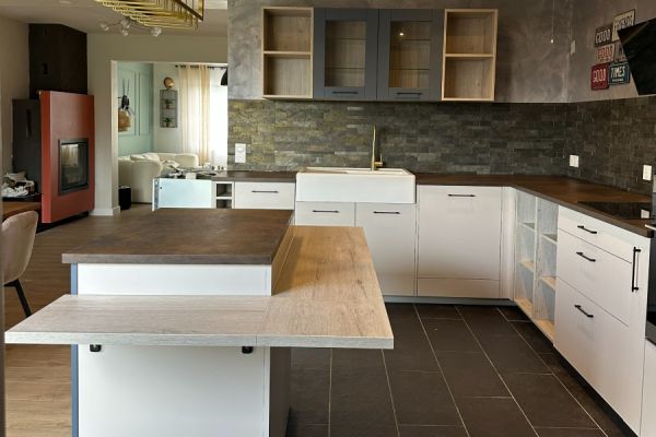 Cuisine Chamois Mat, une cuisine réalisée par SoCoo'c Lille Villeneuve d'Ascq