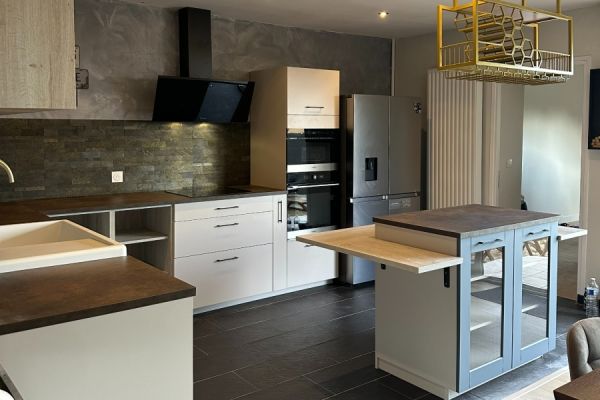 Cuisine Chamois Mat, une cuisine réalisée par SoCoo'c Lille Villeneuve d'Ascq