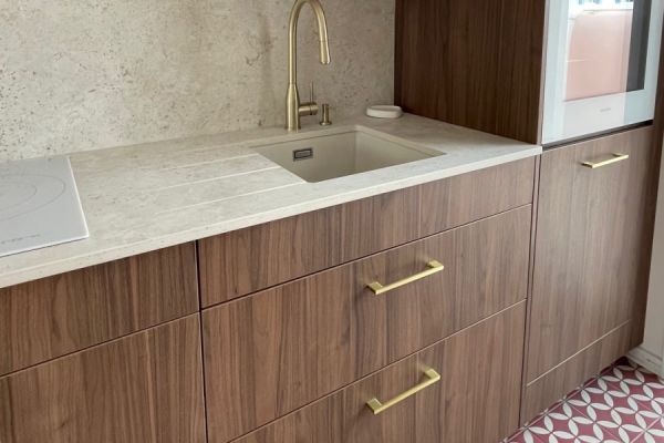 Cuisine cuve sous plan Mme M, une cuisine réalisée par SoCoo'c Challans