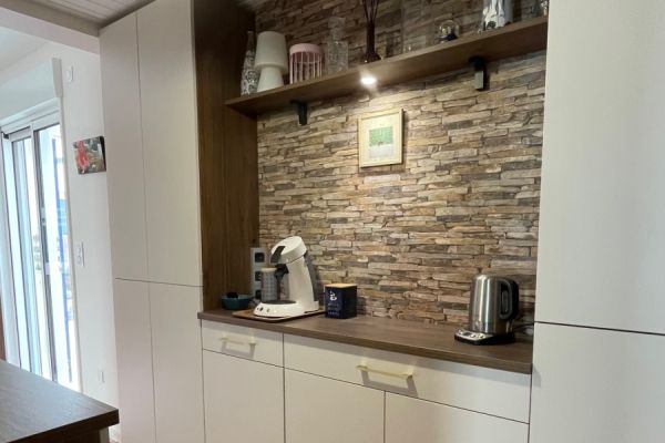 Arrière cuisine Mme M, une cuisine réalisée par SoCoo'c Challans