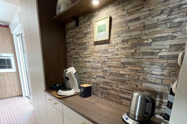 Arrière cuisine Mme M, une cuisine réalisée par SoCoo'c Challans