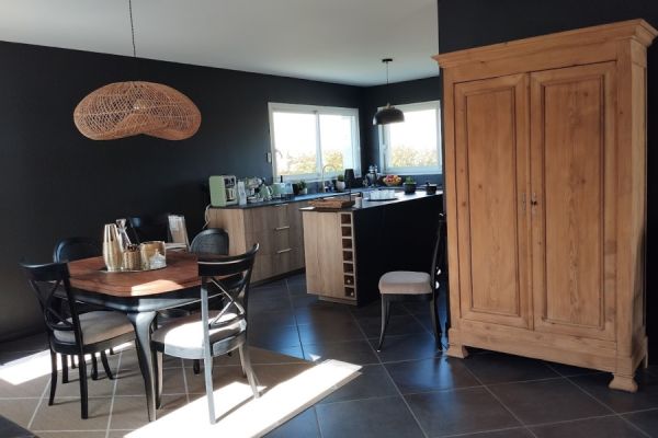 Cuisine chêne vintage et Dekton Laurent , une cuisine réalisée par SoCoo'c Pamiers