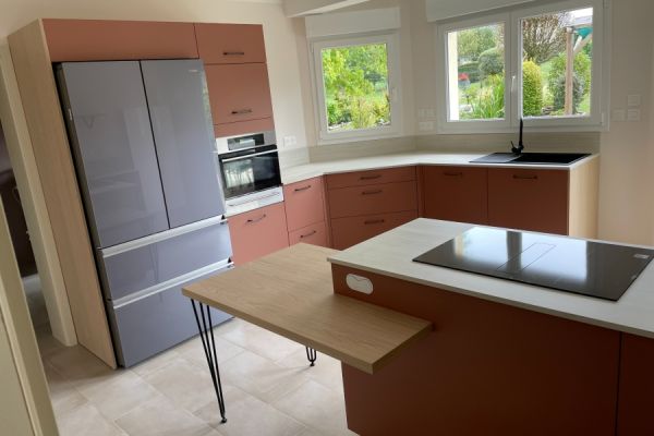 Cuisine de Jonathan , une cuisine réalisée par SoCoo'c Metz Augny