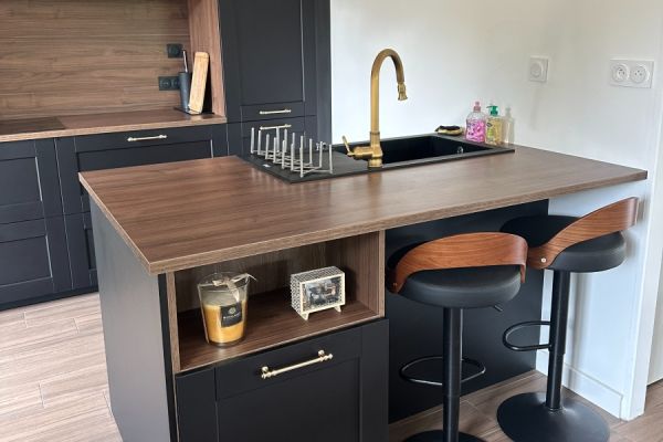 la cuisine de Deborah et Aurélie, une cuisine réalisée par SoCoo'c Le Mans Sud