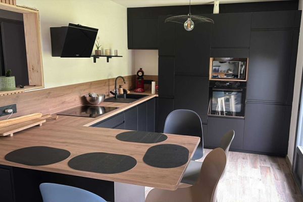 La cuisine de Mr et Mme L, une cuisine réalisée par SoCoo'c Lannion