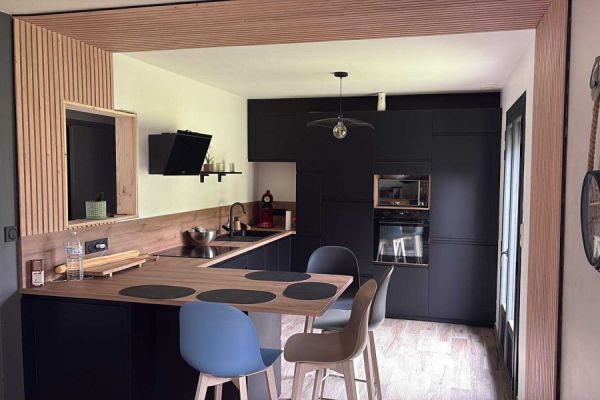 La cuisine de Mr et Mme L, une cuisine réalisée par SoCoo'c Lannion