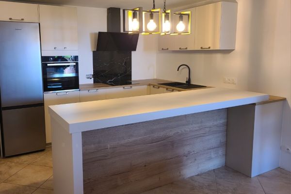 Cuisine en U, une cuisine réalisée par SoCoo'c Bastia