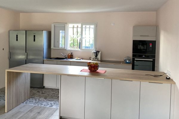 Cuisine avec ilôt, une cuisine réalisée par SoCoo'c Avignon Vedene