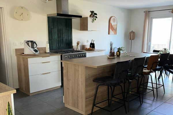 Style Bohème , une cuisine réalisée par SoCoo'c Poitiers