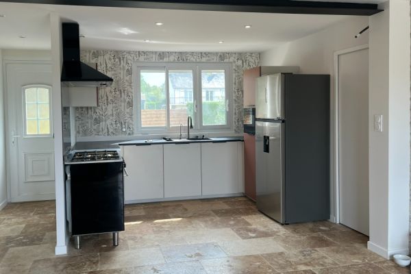 Cuisine bicolore de Lorie, une cuisine réalisée par SoCoo'c Châteauroux
