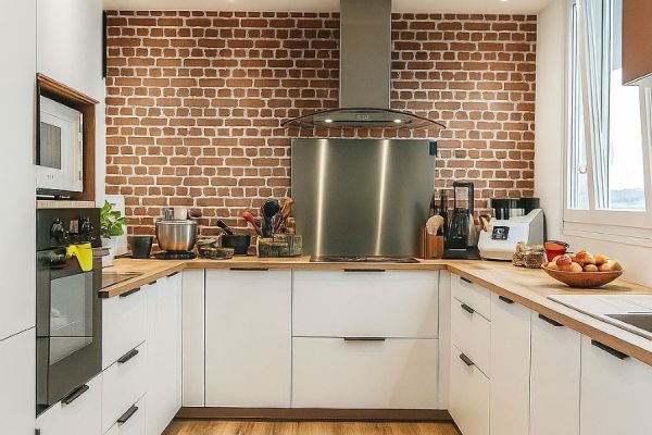 Une cuisine industrielle qui casse les codes, une cuisine réalisée par SoCoo'c Tours Nord