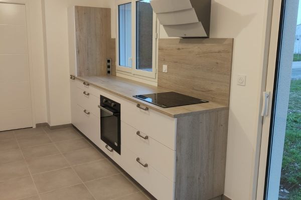 Cuisine double linéaire Mme F, une cuisine réalisée par SoCoo'c Challans