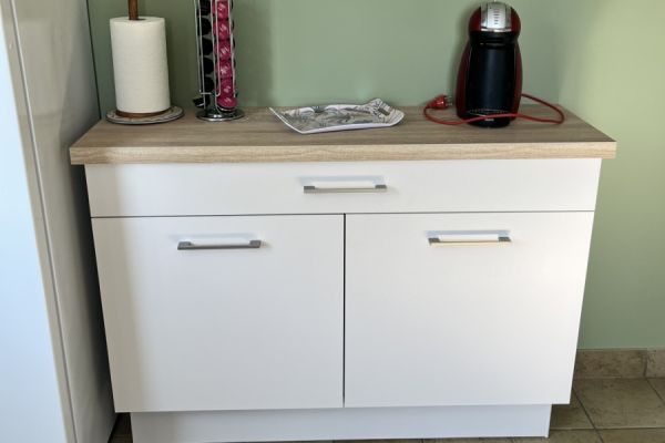 Cuisine équipée en L, une cuisine réalisée par SoCoo'c Quimper